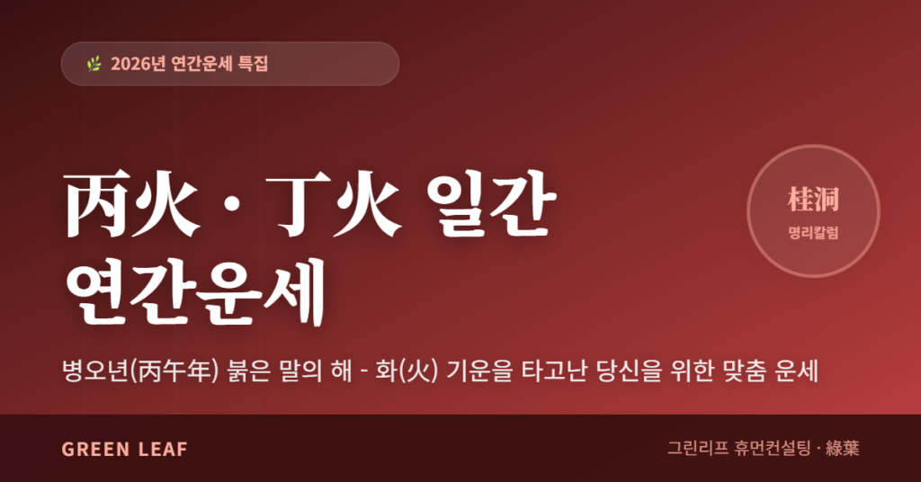 fortune 2026 year 丙丁 ko