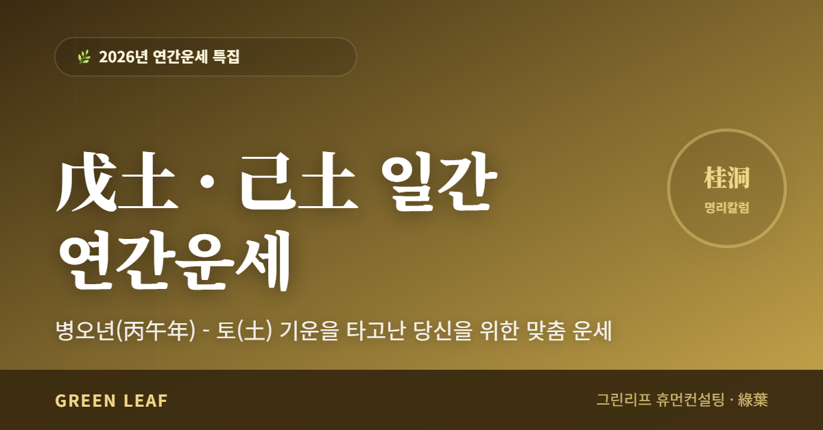 fortune 2026 year 戊己 ko